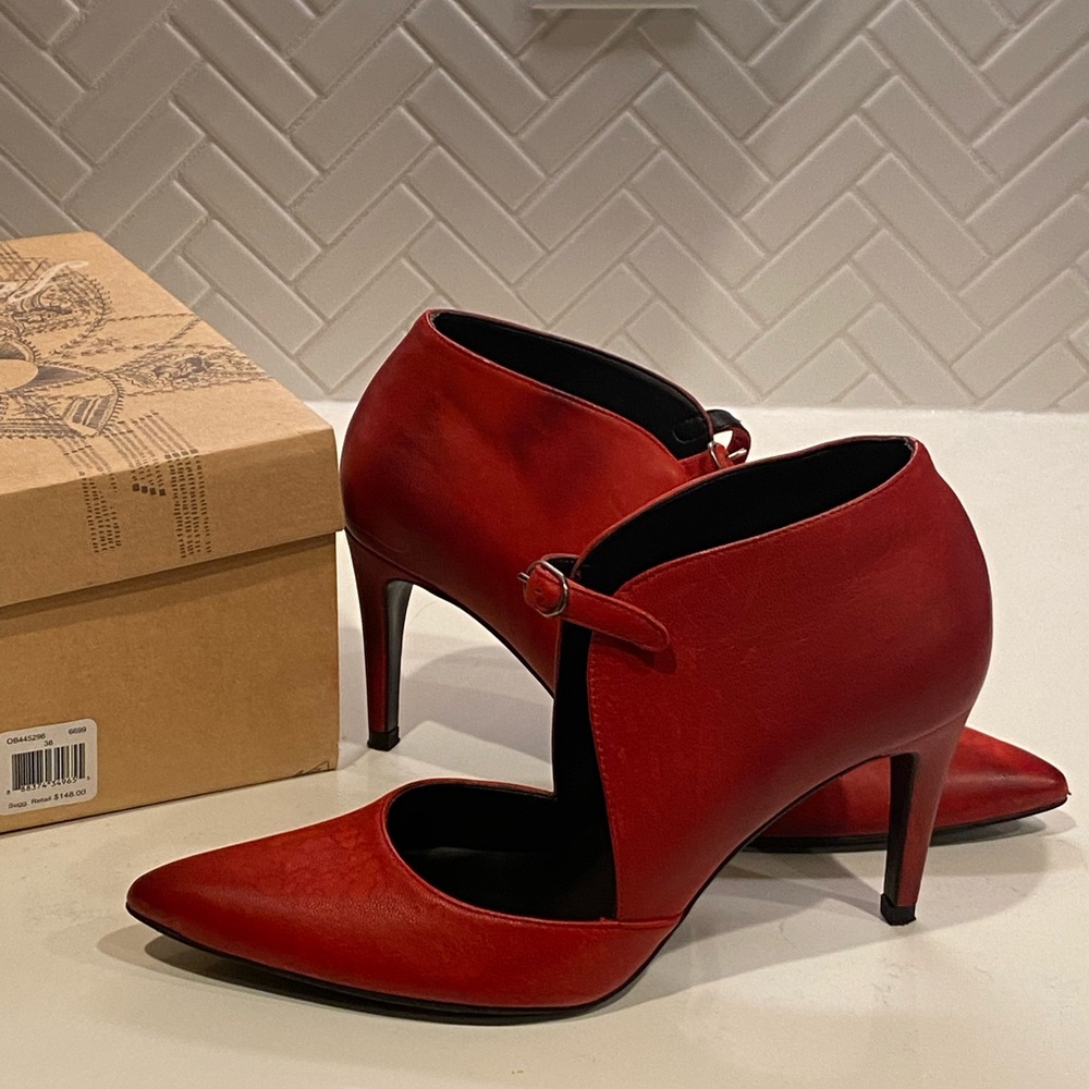 Red Poppy Boot Heel Free People